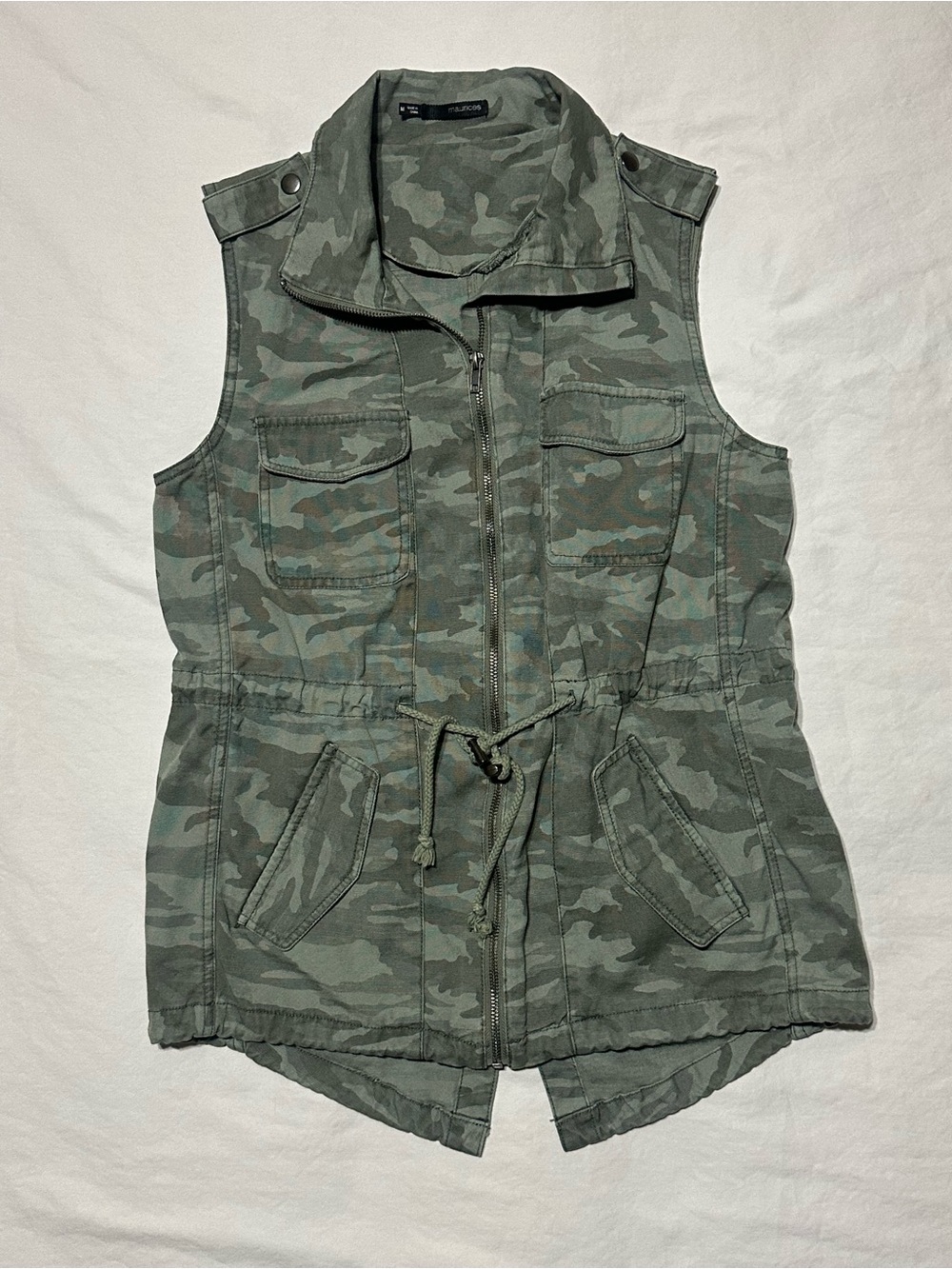 Maurices Camo Utility Vest - Green